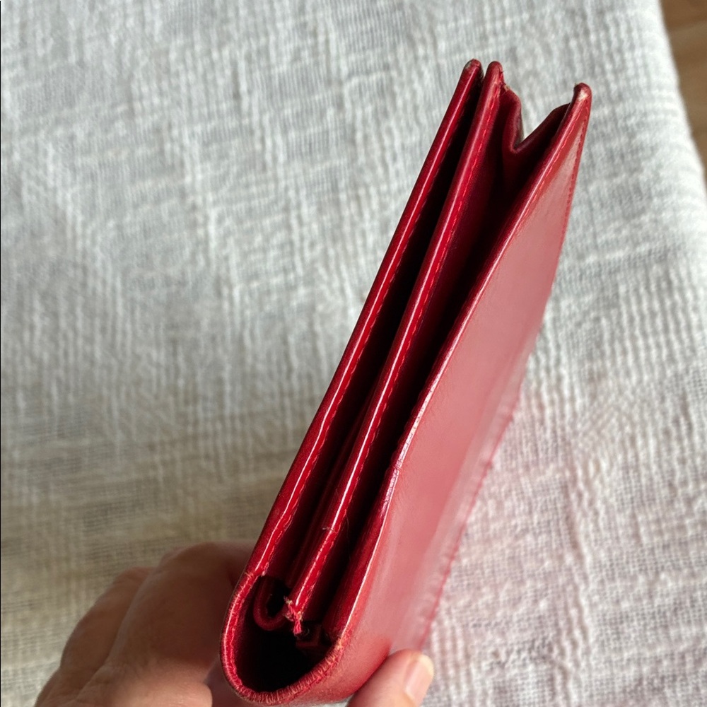 Gucci rare vintage Red wallet/Clutch - Picture 4 of 12